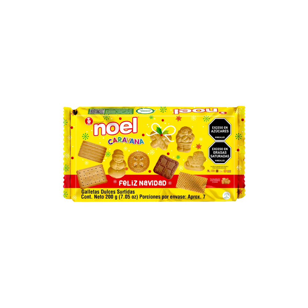 Galleta Caravana Noel caja por 200 gr. – Mundo Huevo