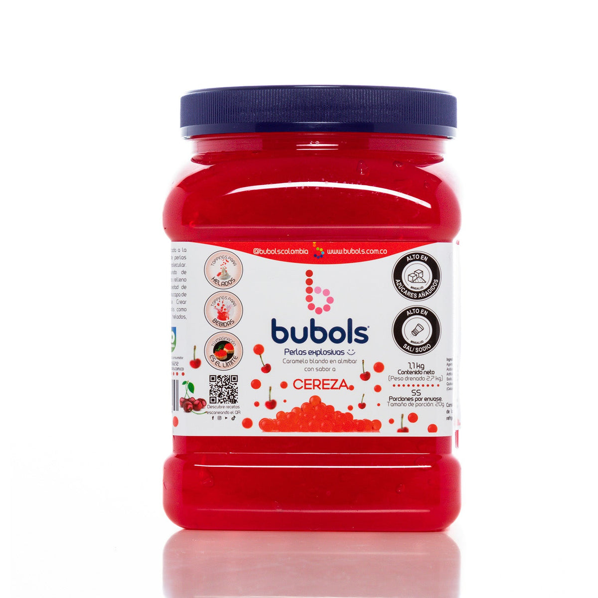 Perlas Explosivas Sabor Cereza X 1100 Gr Bubols – Mundo Huevo