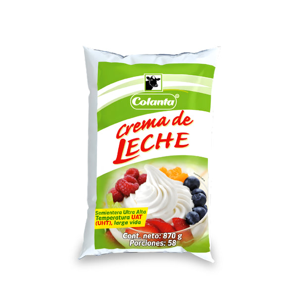 Crema de Leche Colanta x 870 Gr