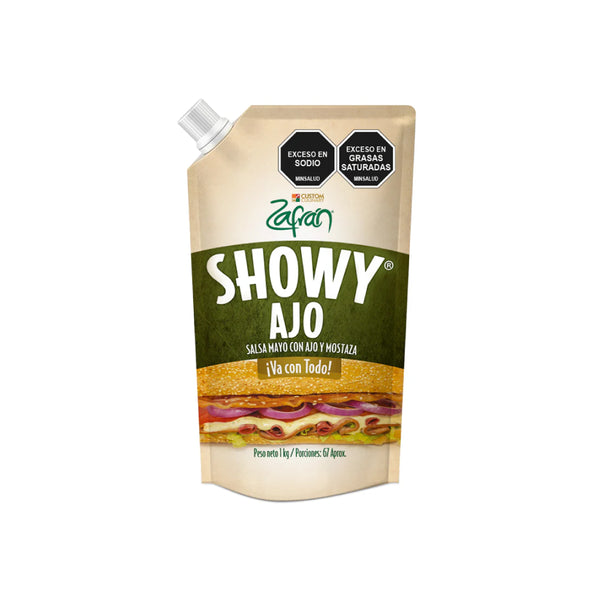 Salsa Showy Ajo 1.000 gr. Zafrán