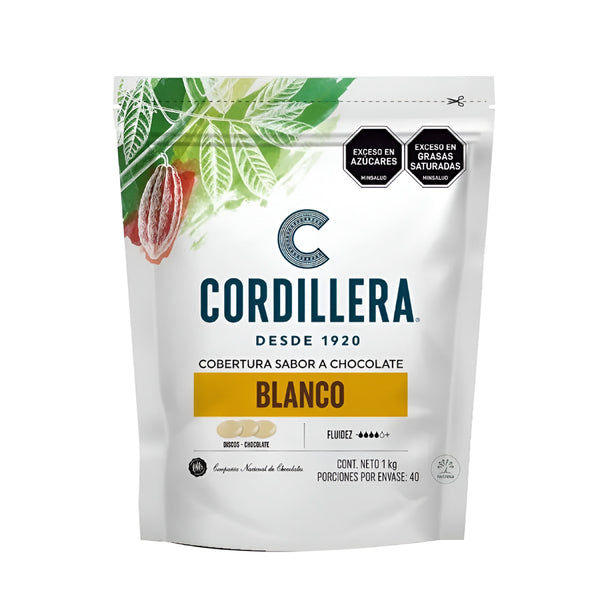 Cobertura Cordillera Chocolate Blanca X 1000 Gr