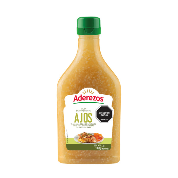 Salsa sazonadora de ajos Aderezos 1.050 gr