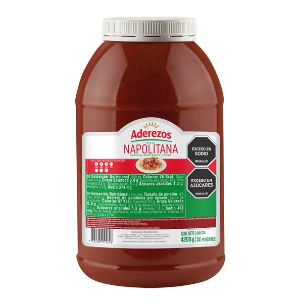 Salsa napolitana Aderezos 4.200 gr
