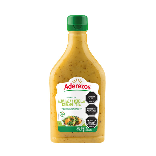 Vinagreta con albahaca y cebolla caramelizada Aderezos 1.050 gr
