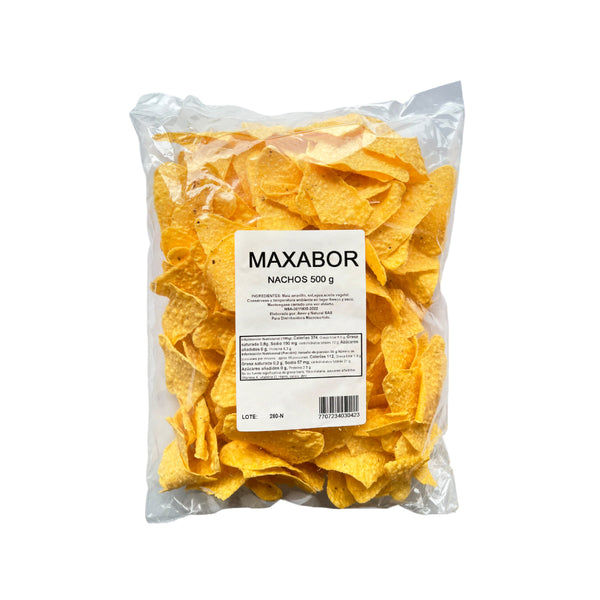 Nachos Triangular x 500 Gr Maxabor