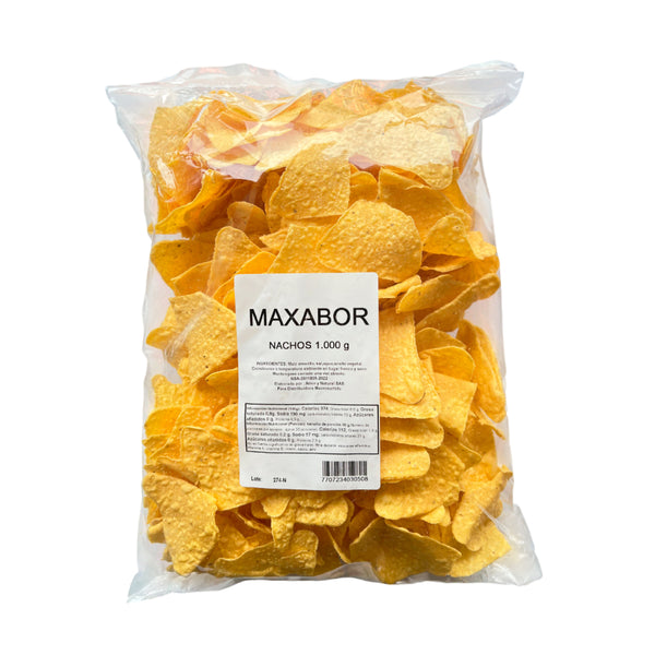Nachos Triangular x 1000 Gr Maxabor