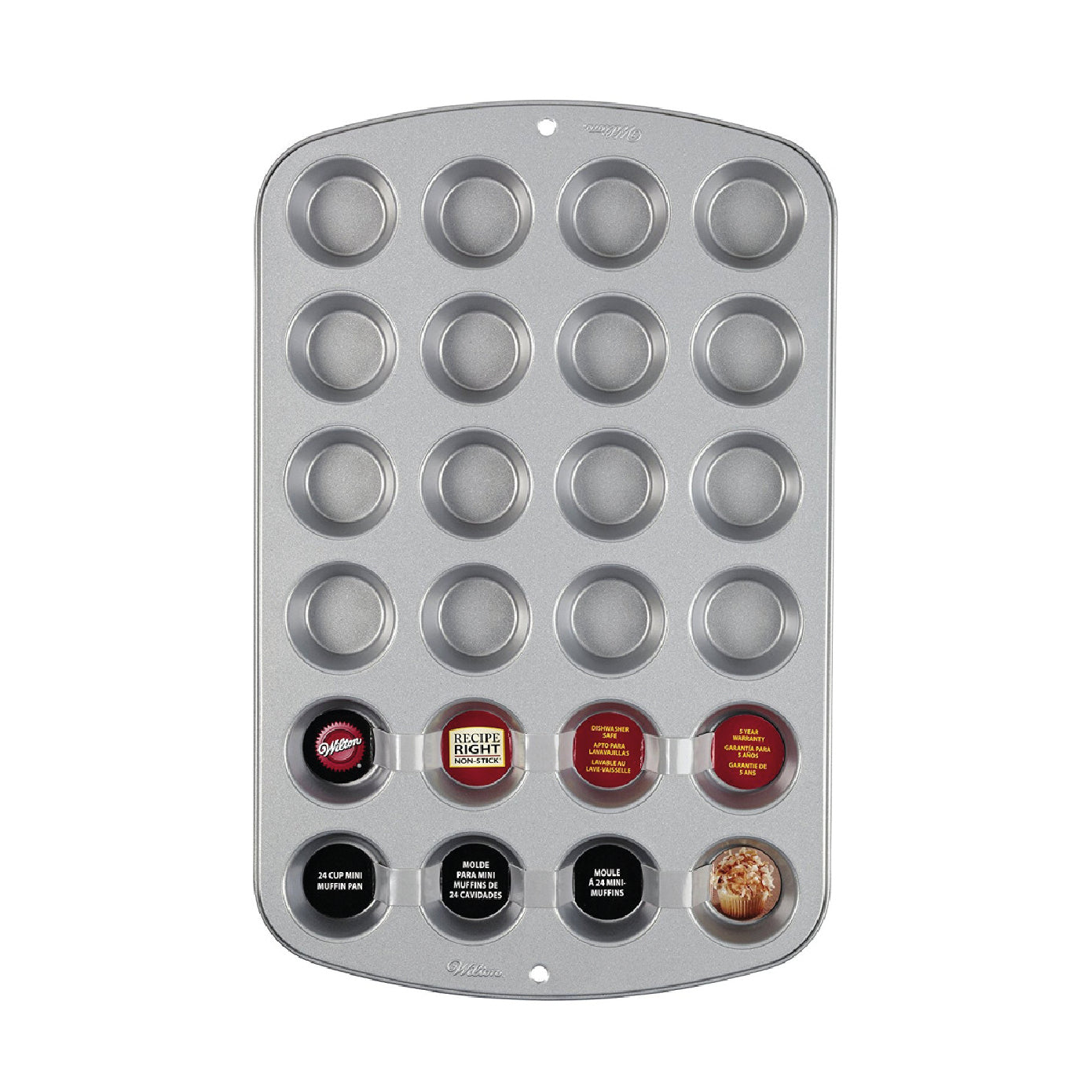 Molde Para Cupcake Mini Muffins 24 Cavidades Wilton