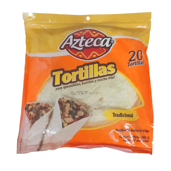 Tortilla Azteca 21 Cm X 20 Unds. X 1000 Gr