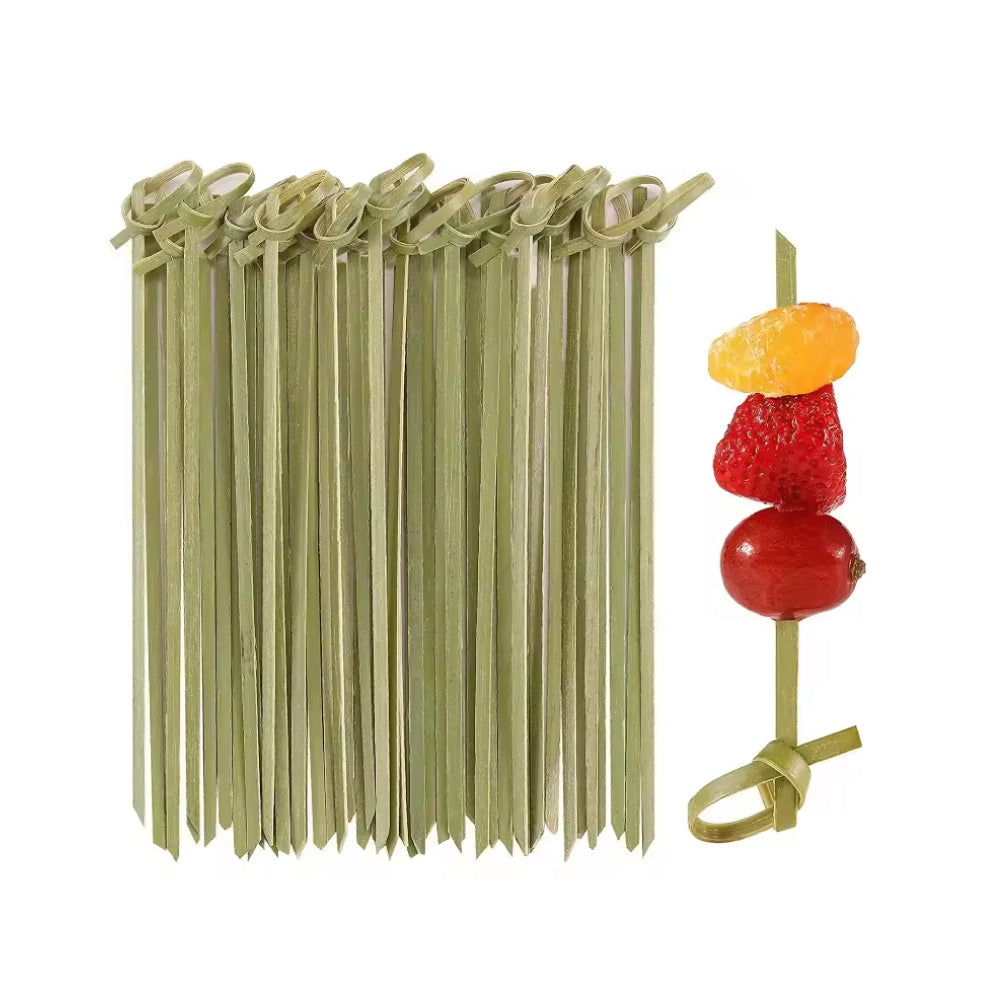 Pincho nudo verde 12 cm Selva Negra 100 unidades