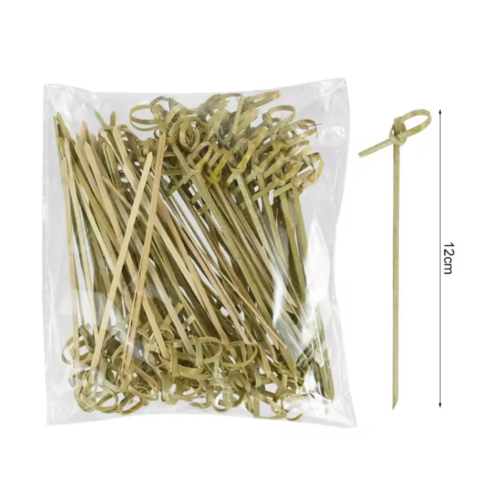 Pincho nudo verde 12 cm Selva Negra 100 unidades