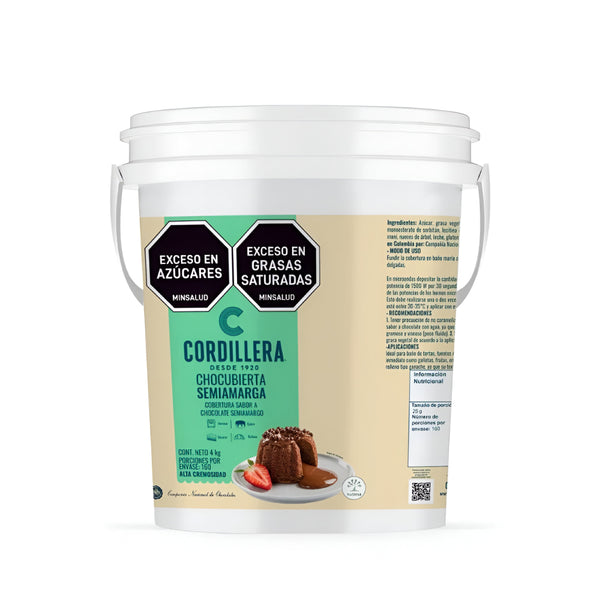 Chocubierta Semiamarga Cremosa x 4 Kg