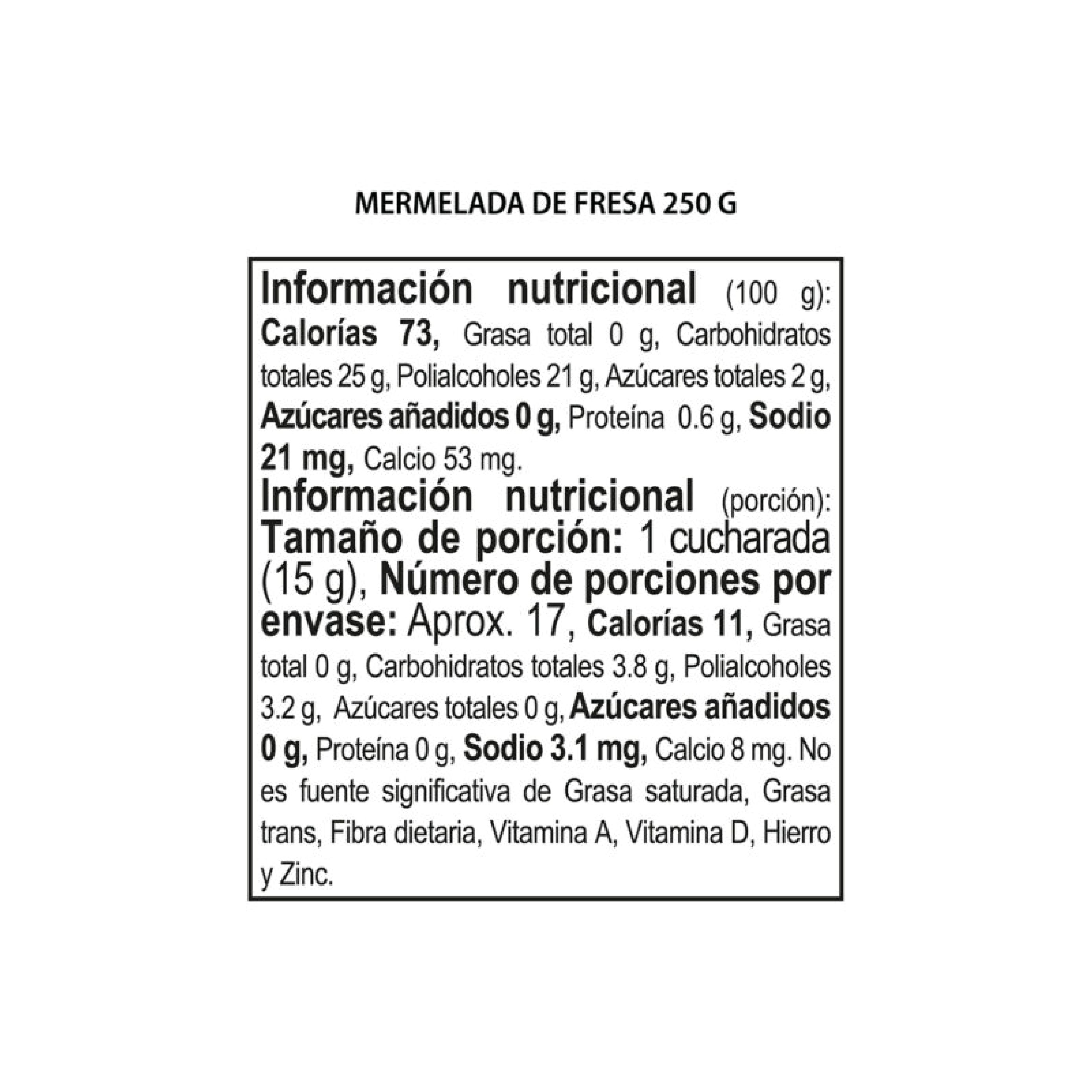 Mermelada de Fresa Dietética Kónfyt 250 gr.