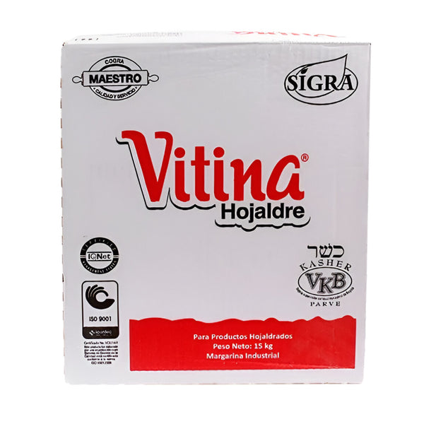 Margarina Vitina Roja Hojaldre Caja x 15 Kg