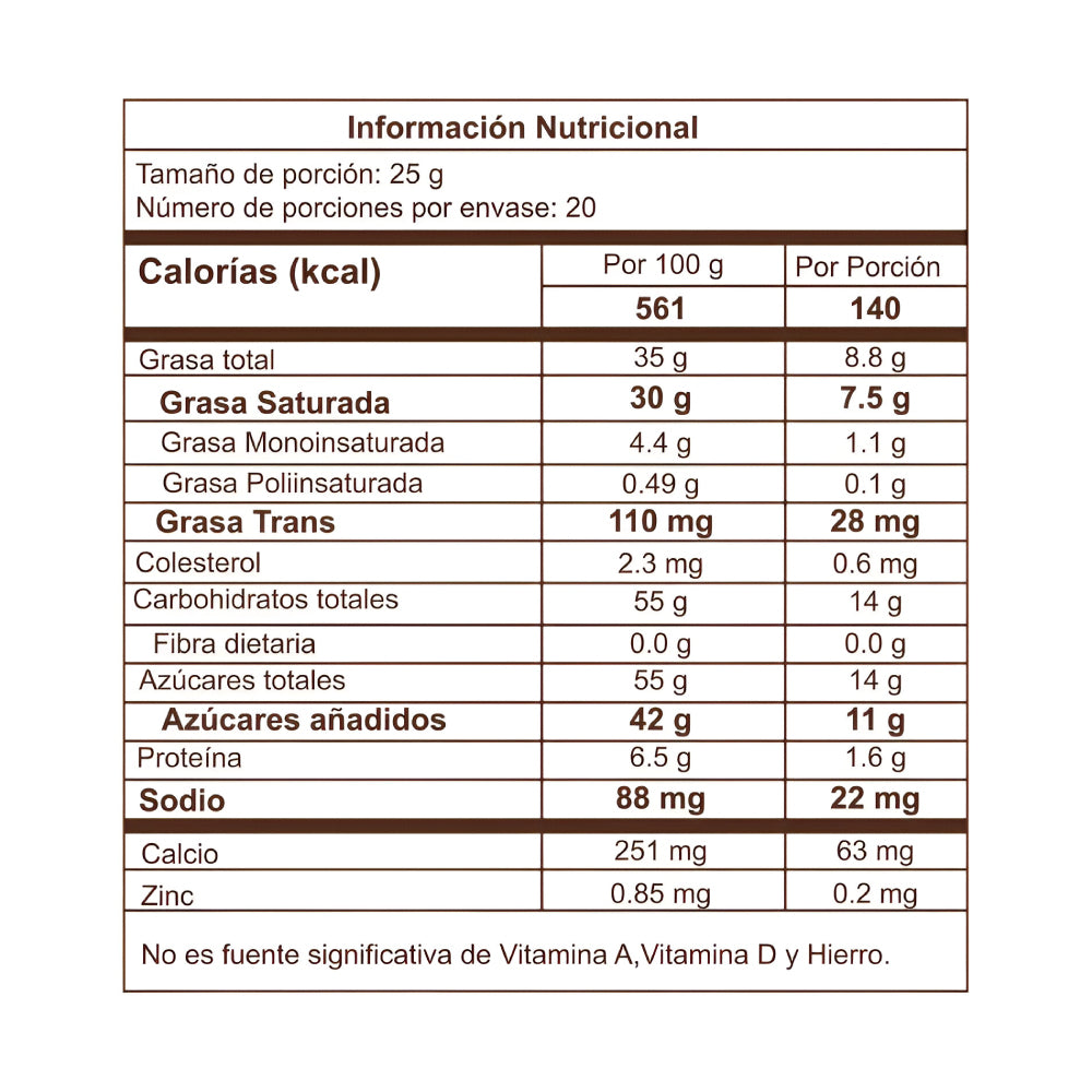 Cobertura de Chocolate Blanco x 500 Gr Corona