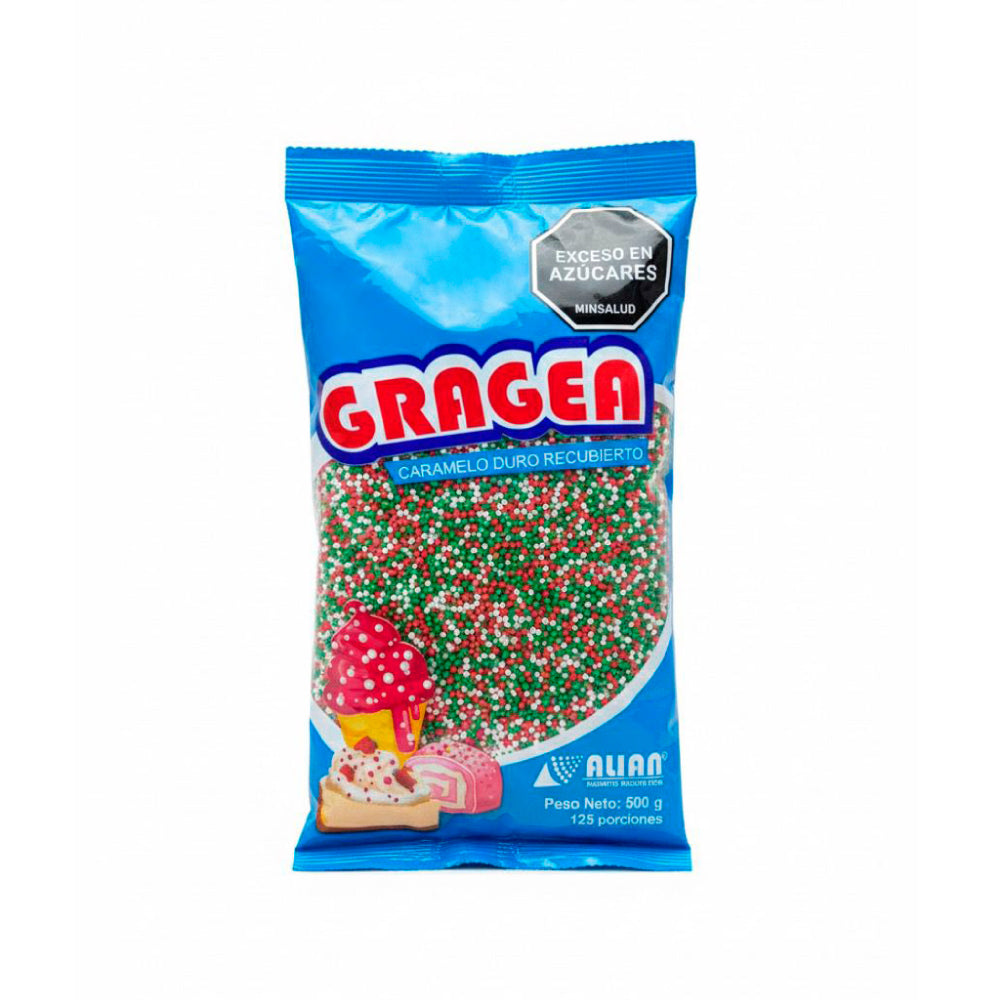 Gragea N°2 Roja / Verde / Blanca / Dorada Alian 500 Gr