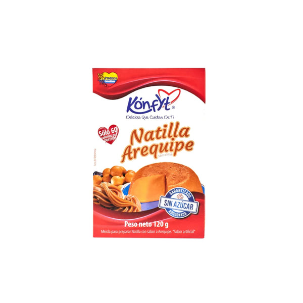 Natilla Arequipe sin Azúcar X 120 Gr Konfyt