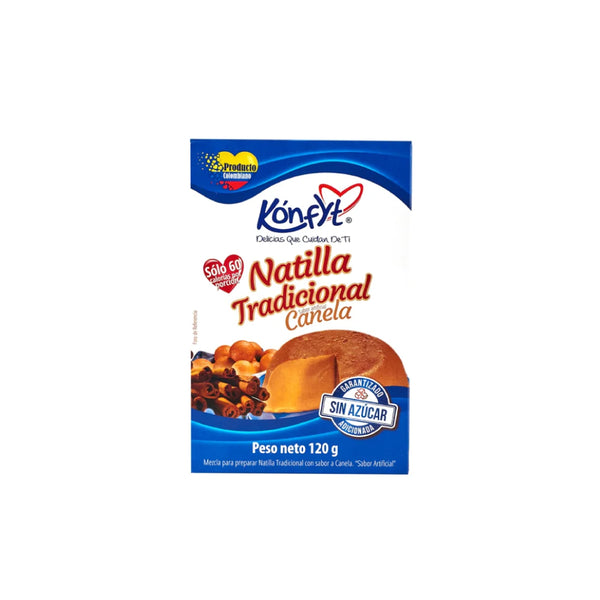 Natilla Tradicional sin Azúcar X 120 Gr Konfyt