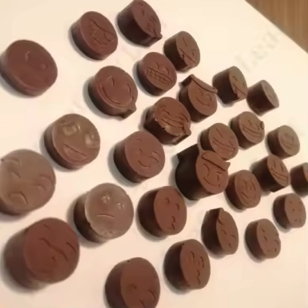 Molde de Silicona emojis x 28 cavidades