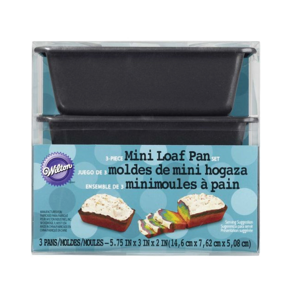 Molde Aluminio Mini Pan X 3 Unds. Wilton