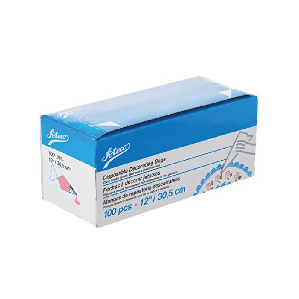 Manga Desechable Nº12 (30Cm) Caja X 100 Unds. Ateco