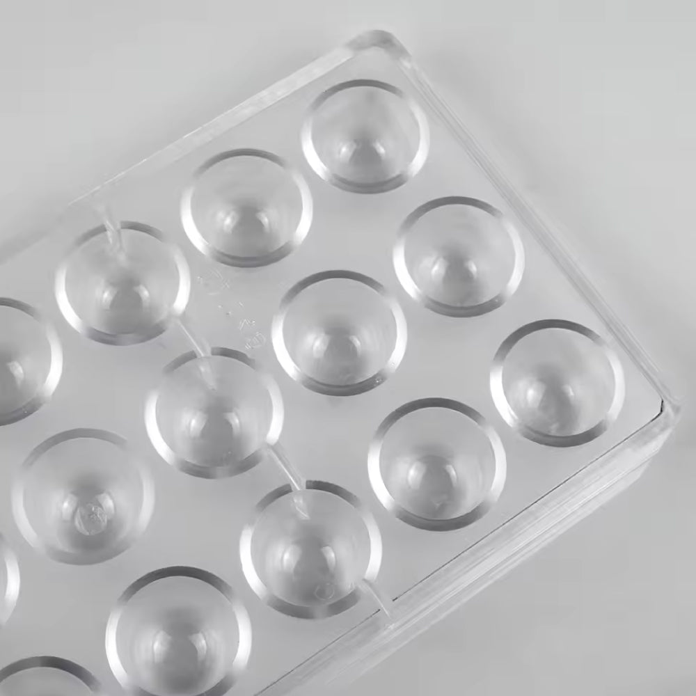 Molde Policarbonato Media Esfera X 24 Cavidades