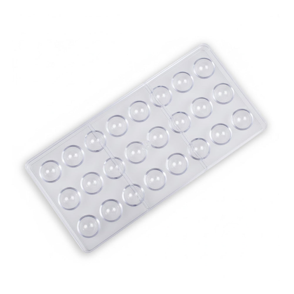 Molde Policarbonato Media Esfera X 24 Cavidades