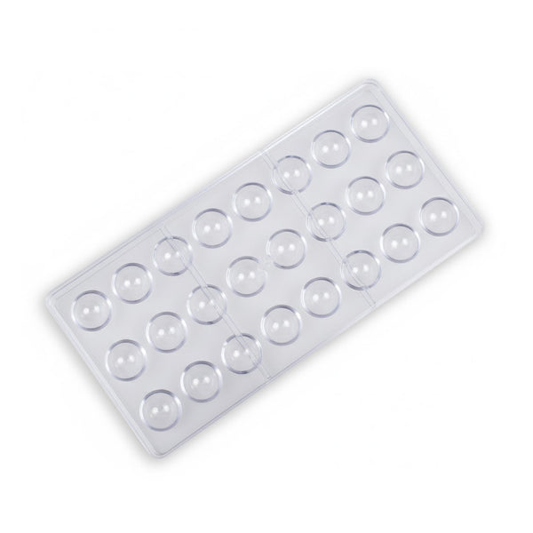 Molde Policarbonato Media Esfera X 24 Cavidades
