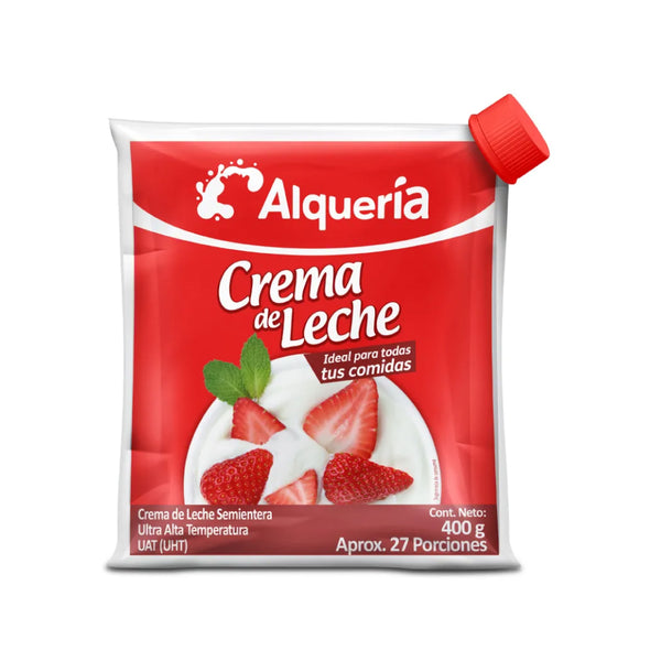Crema de Leche Alquería 400 Gr