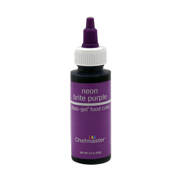 Colorante en Gel Neon Brite Purple X 2,3 Oz Chefmaster