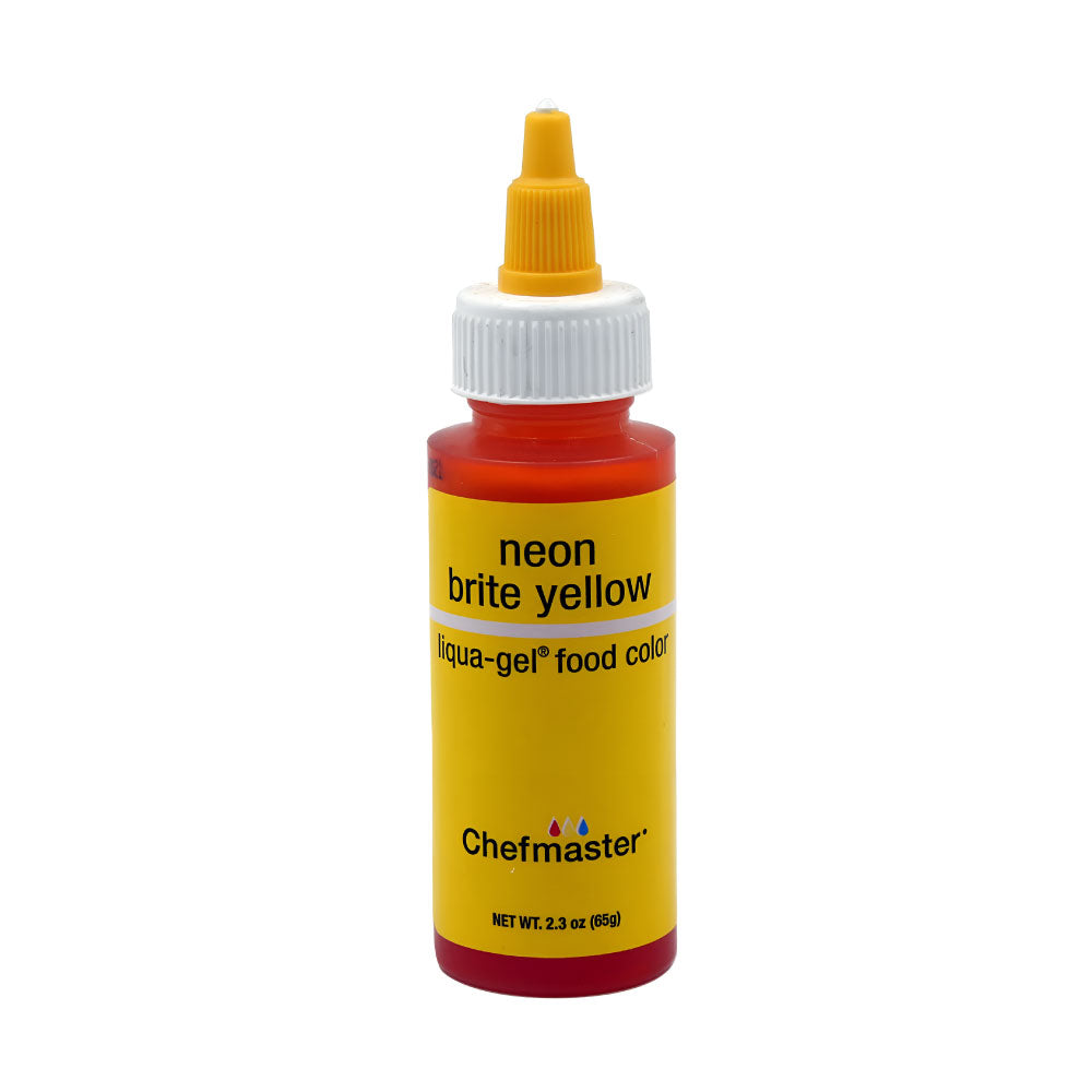 Colorante en Gel Neon Brite Yellow X 2,3 Oz Chefmaster