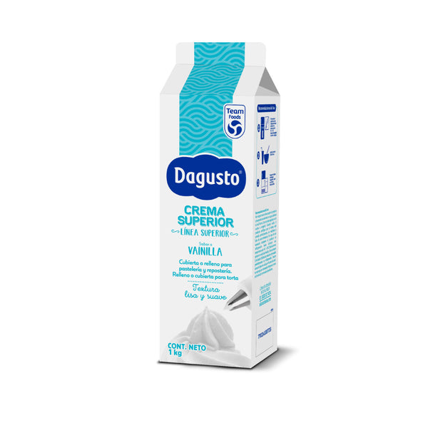 Crema Dagusto Superior Vainilla X 1 Kg Team Foods