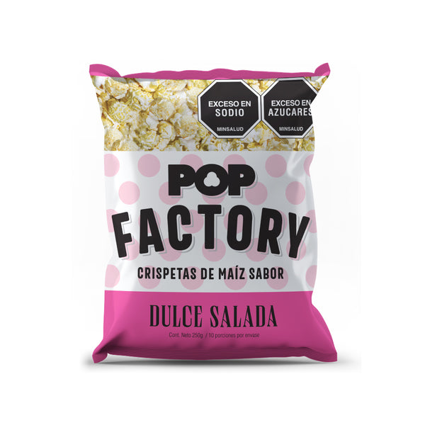 Crispetas Dulces Saladas Pop Factory 250 Gr