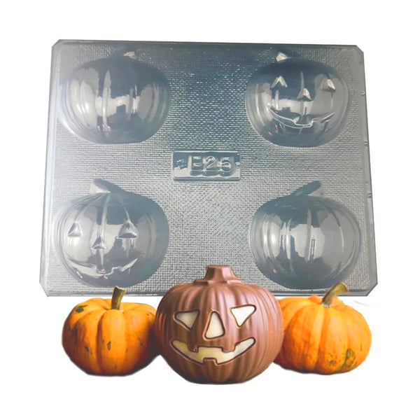 Molde de Acetato Calabaza X 4 Cavidades