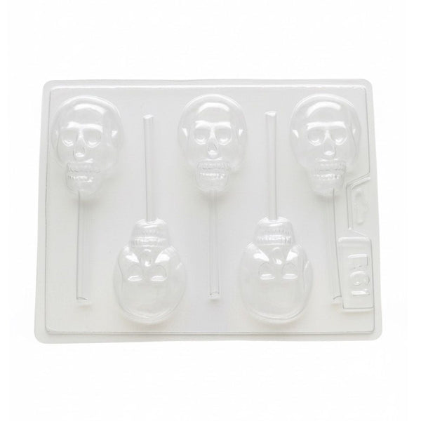 Molde de Acetato Paleta Calavera X 5 Cavidades