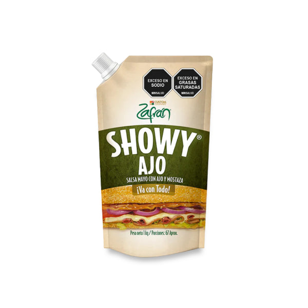 Salsa Showy Ajo x 1 Kg Zafrán