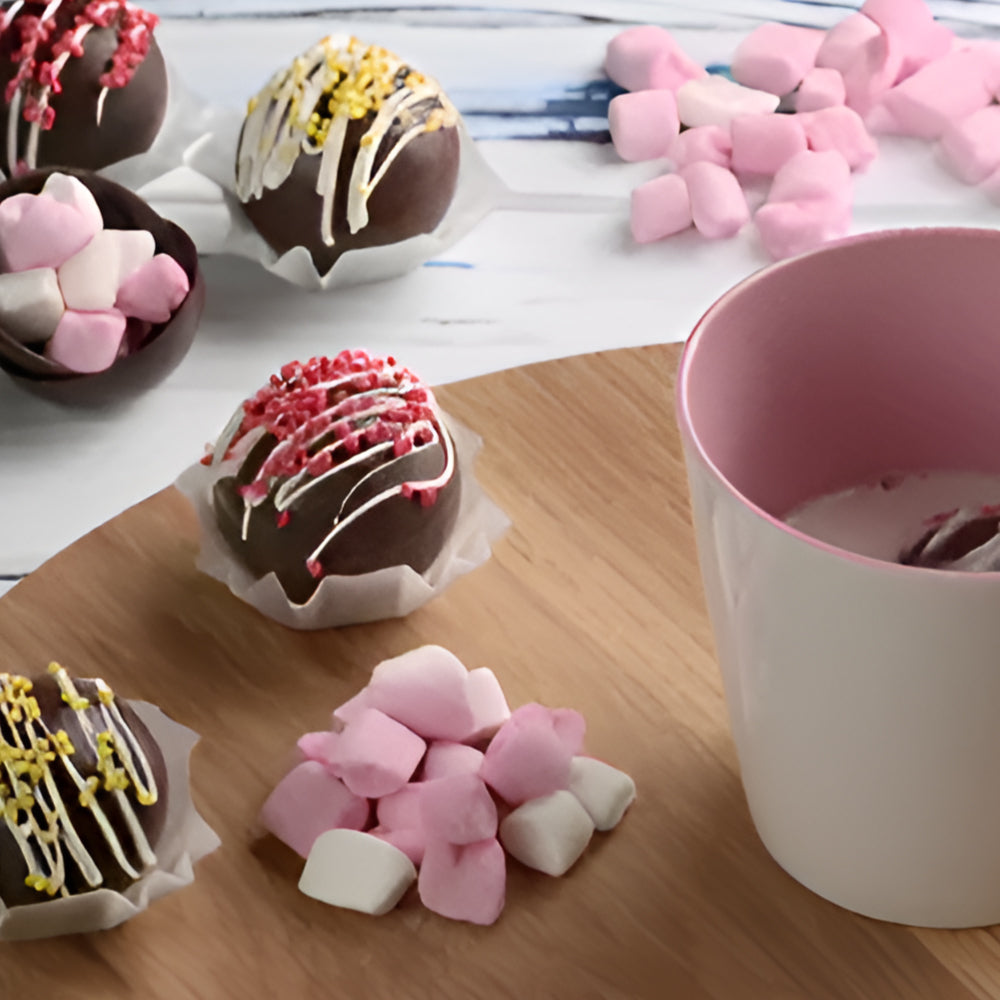 Molde De Silicona Para Semiesferas - 15 Cavidades, Ideal Para Chocolates, Gelatinas Y Postres