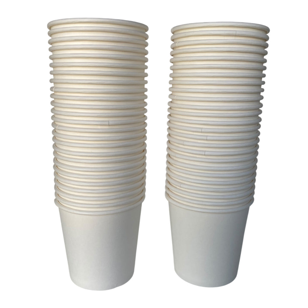 Vaso 6 Onzas Blanco Ecológico Gutvan 50 Unds