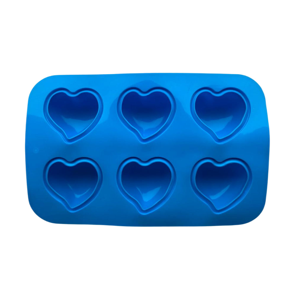 Molde Silicona Corazón Postre Mousse X 6 Cavidades