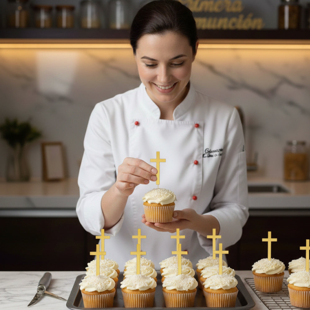 Cruz Delgada Mediana 4 Unidades