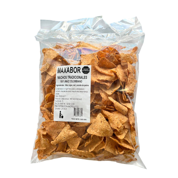 Nacho Chip Triangular Maxabor 1.000 gr