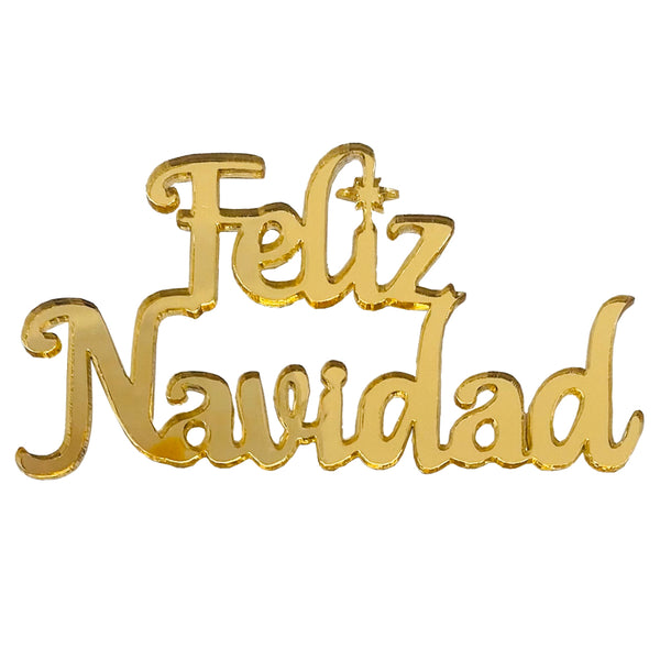 Mini Topper Feliz Navidad x und