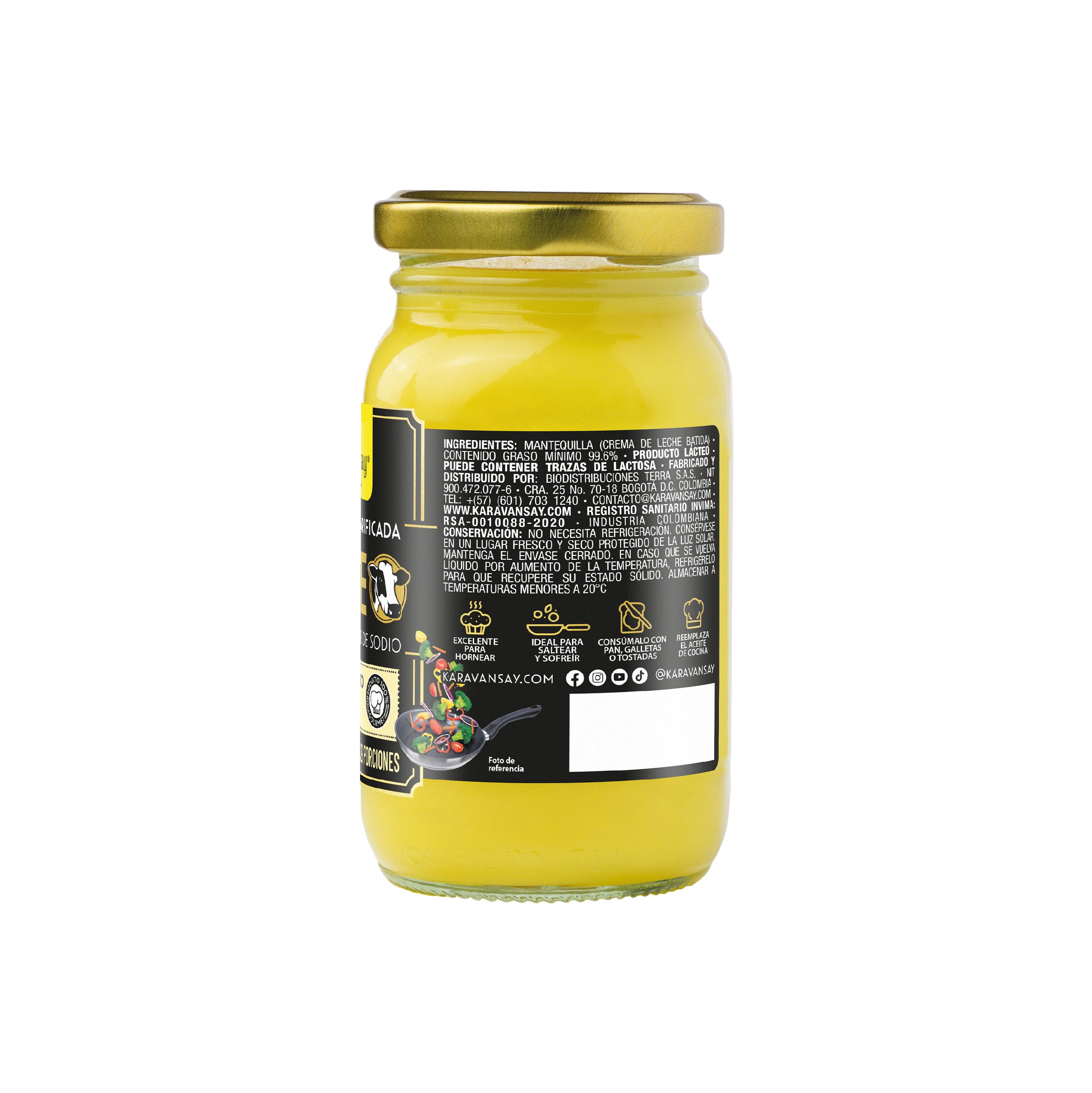 Mantequilla Clarificada GHEE 200 gr. Karavansay