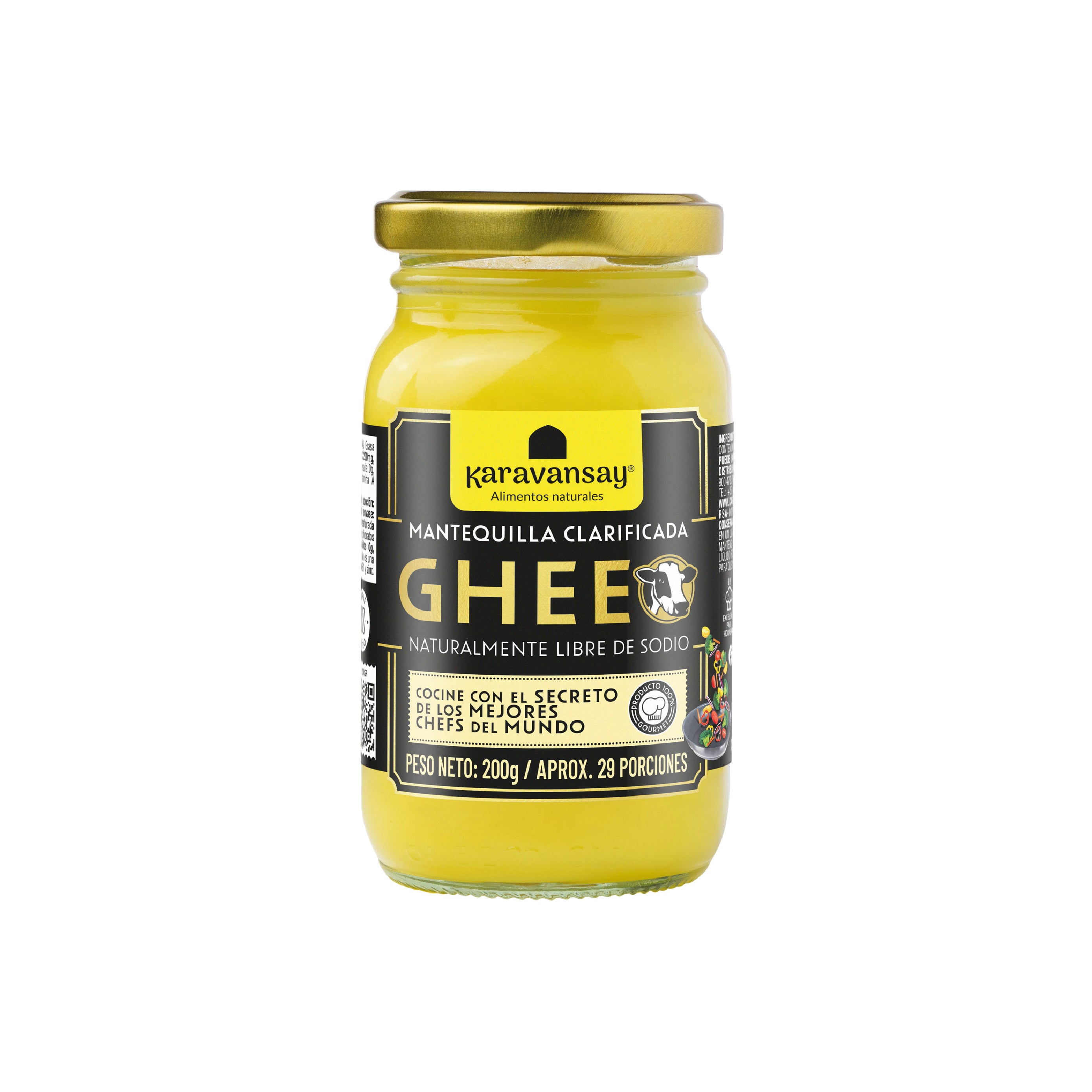 Mantequilla Clarificada GHEE 200 gr. Karavansay