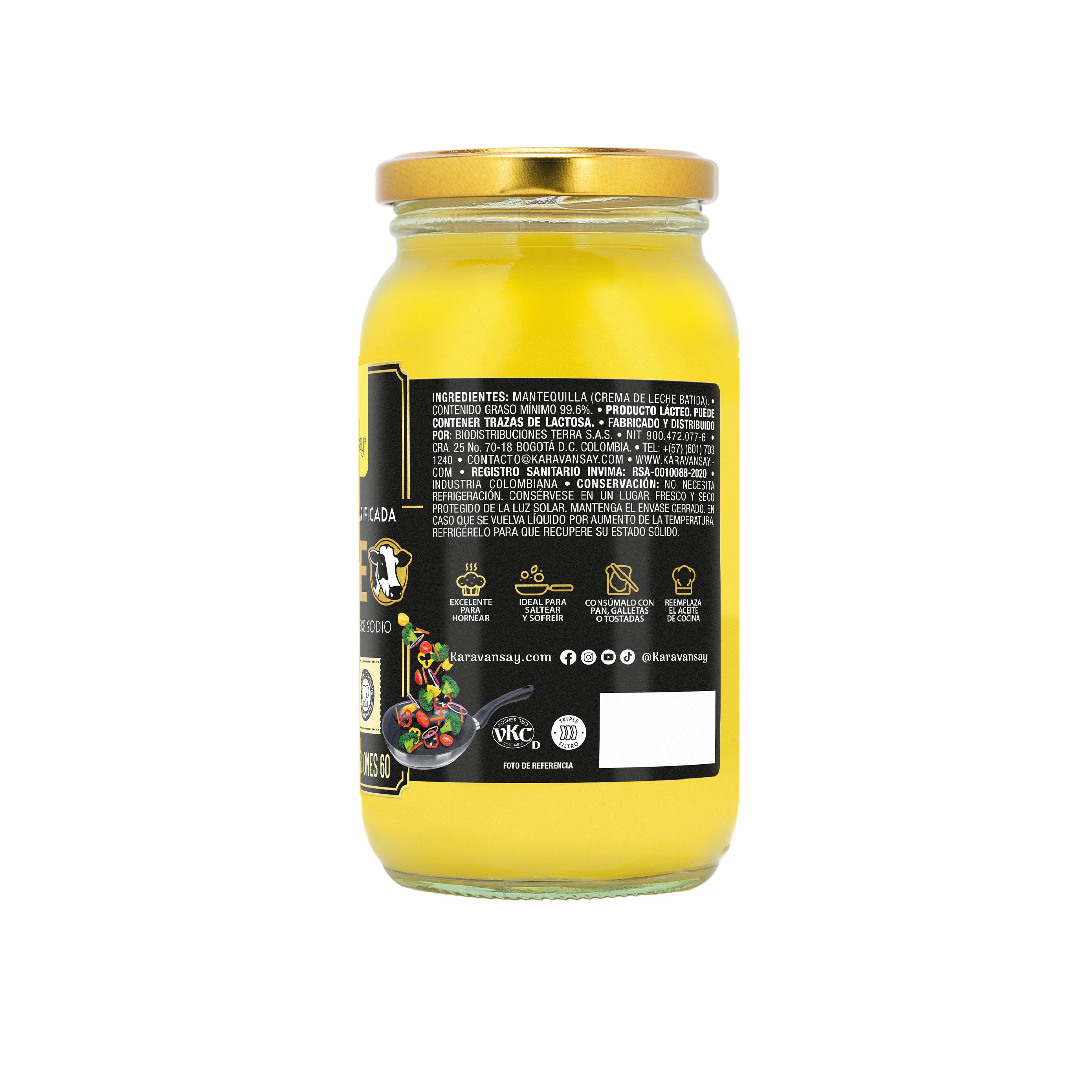 Mantequilla Clarificada GHEE 420 gr. Karavansay