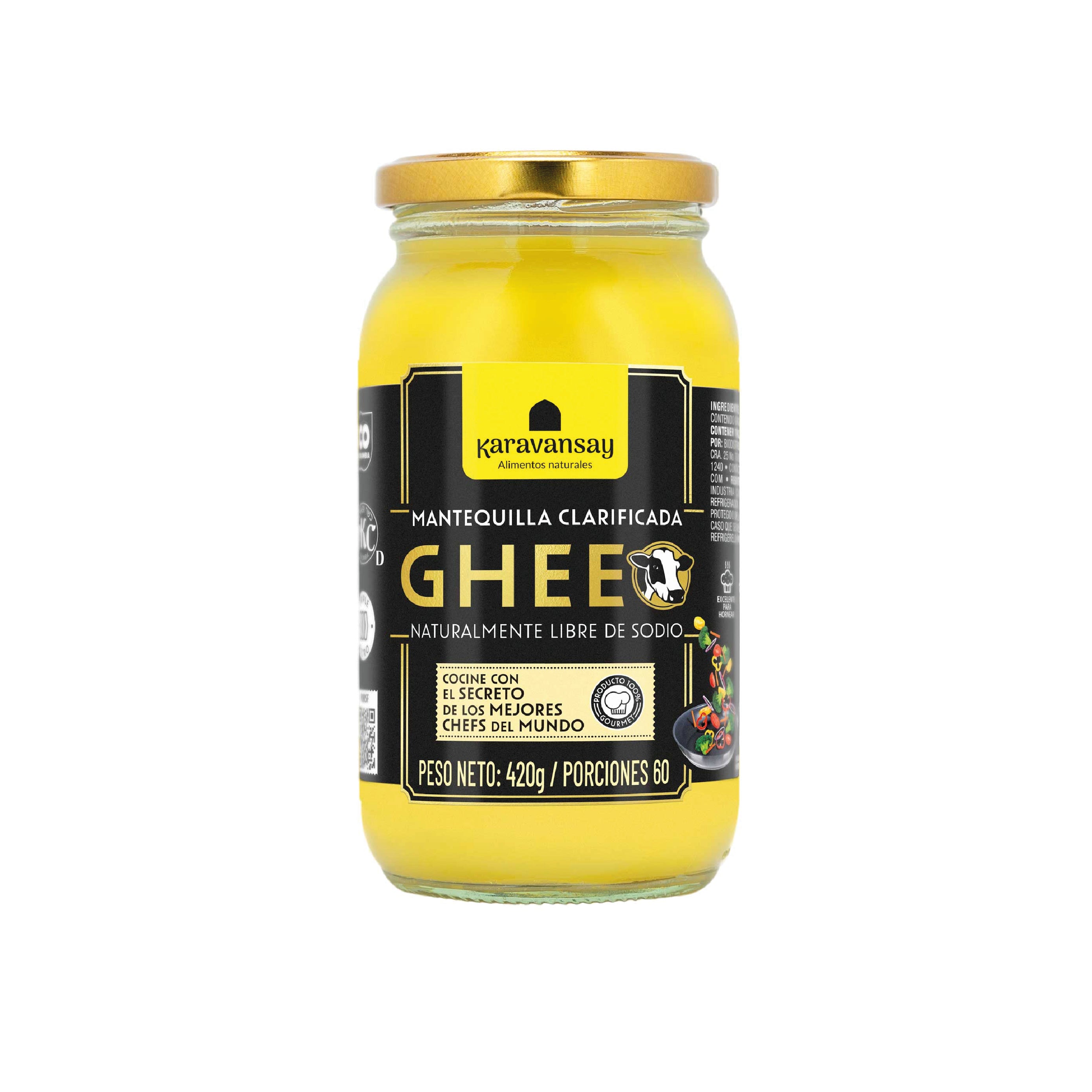 Mantequilla Clarificada GHEE 420 gr. Karavansay