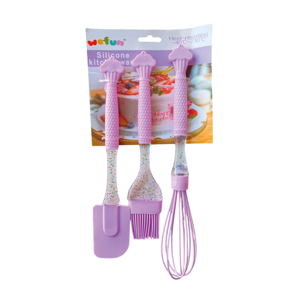 Kit Espátula / Batidor / Brocha Selva Negra