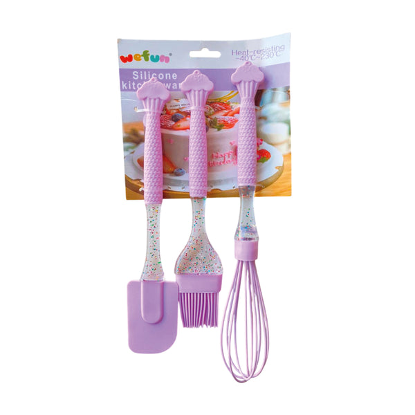 Kit Espátula / Batidor / Brocha Selva Negra