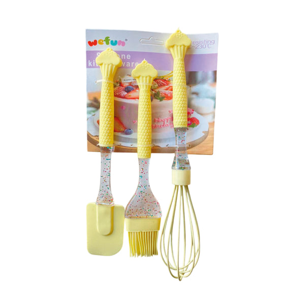 Kit Espátula / Batidor / Brocha Selva Negra