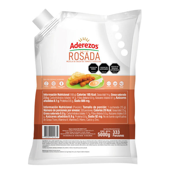 Salsa rosada Aderezos 5.000 gr