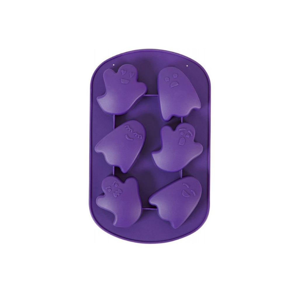 Molde De Silicona Fantasma Para Velas - Decoración Halloween, Manualidades Con Yeso, Cemento O Resina
